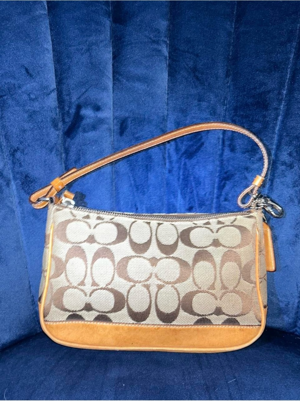 Vintage Coach Mini Demi Canvas Bag - Picture 2 of 6